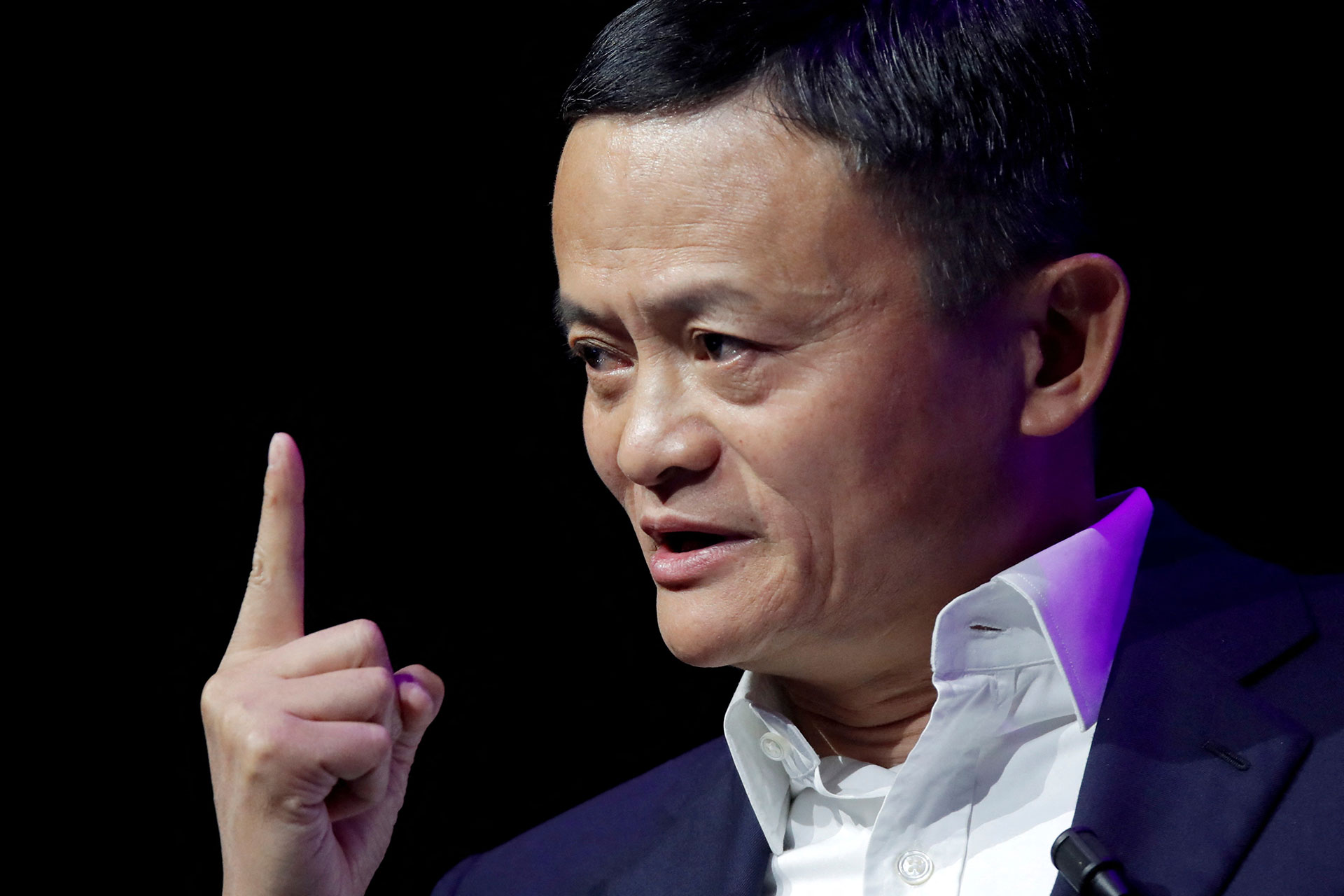 自 2020 年批评中国监管机构以来，中国电子商务巨头阿里巴巴的创始人马云就从人们的视线中消失了。REUTERS/Charles Platiau